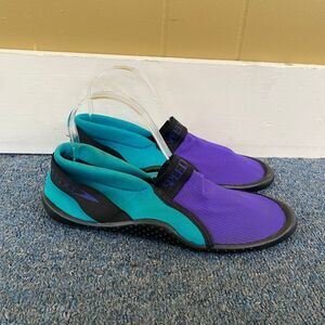 Speedo Surf Walker men size 9 water shoes teal & purple